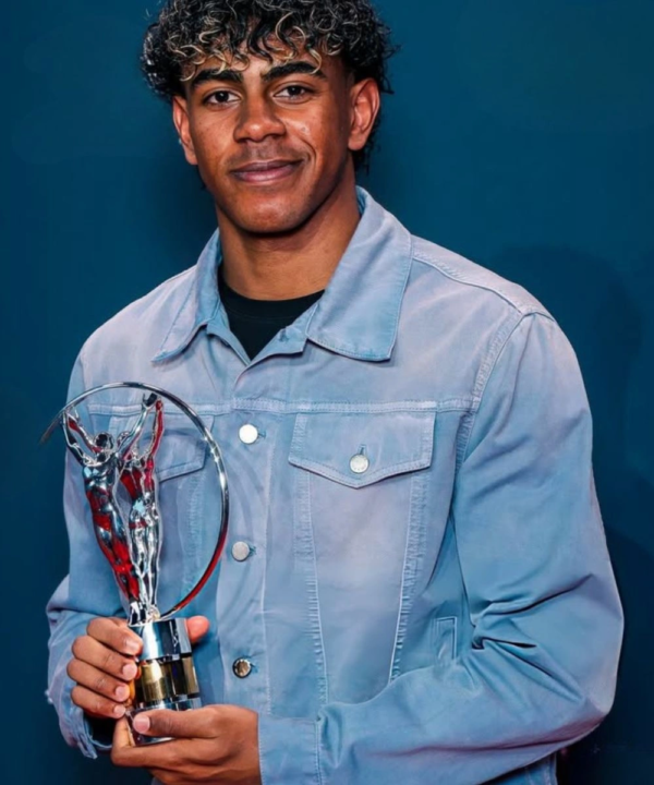 Lamine Yamal 2026 Laureus World Awards Denim Jacket