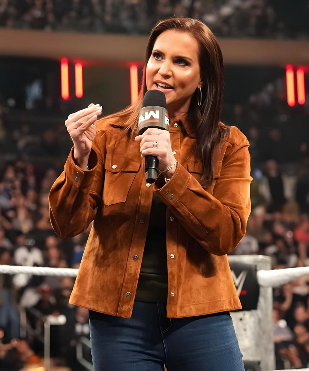 Monday Night RAW 2026 Stephanie McMahon Jacket Brown