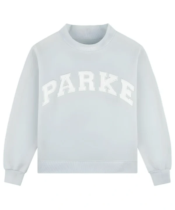 Parke Bridal Varsity Mockneck Sweatshirt Blue
