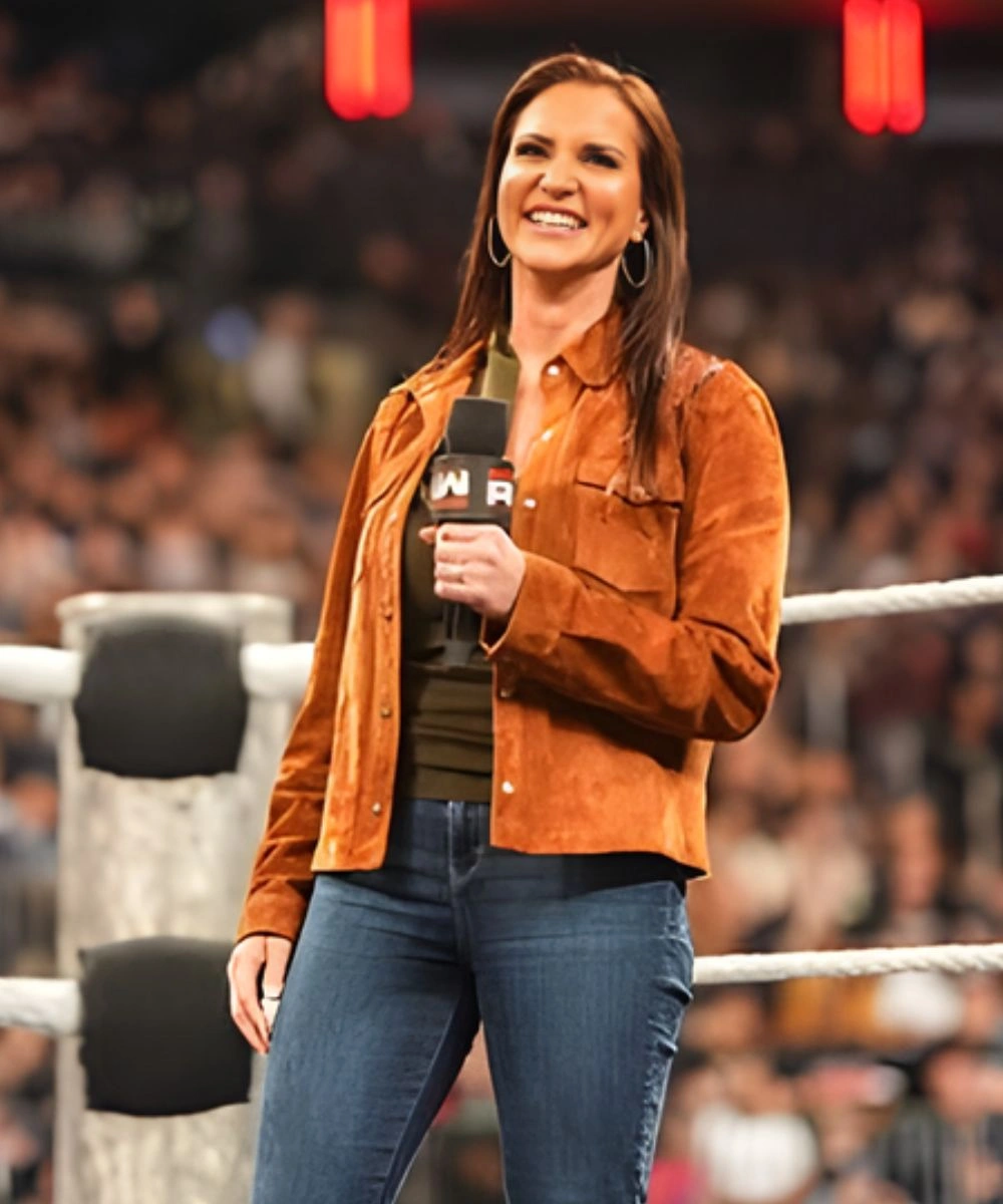 Stephanie McMahon 2026 Monday Night RAW Brown Jacket