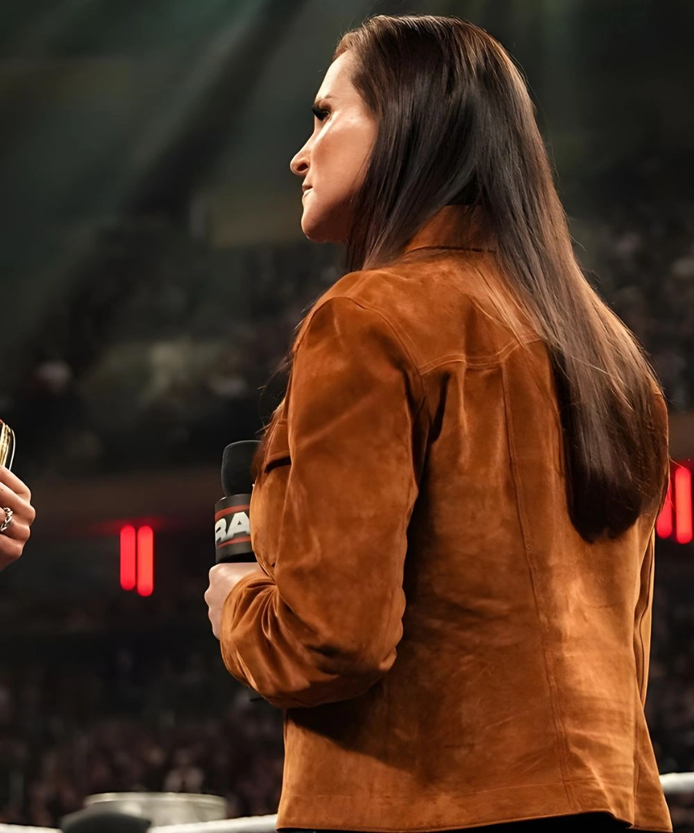 Stephanie McMahon Monday Night RAW 2026 Brown Jacket