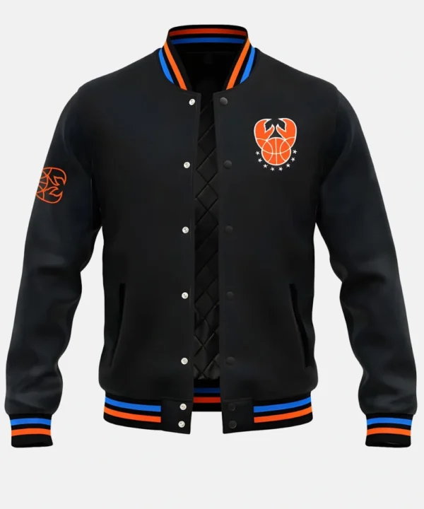 Unisex Cangrejeros de Santurce 2026 Special Edition Varsity Bomber Jacket Black