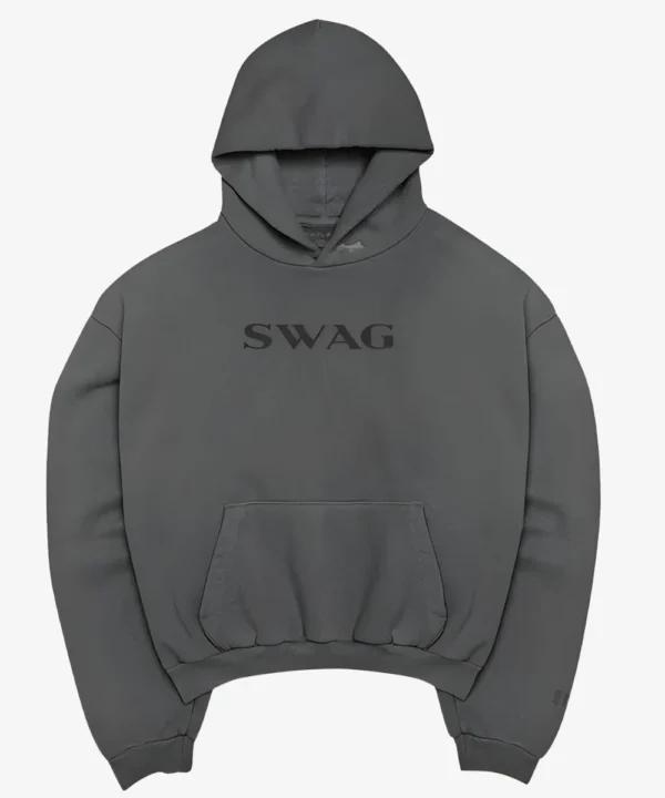 Unisex Justin Bieber Skylrk SWAG Coachella Pullover Fleece Hoodie Charcoal Grey