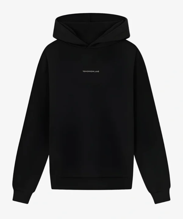 Unisex Tomorrowland 2026 Butterfly Vitrail Black Hoodie
