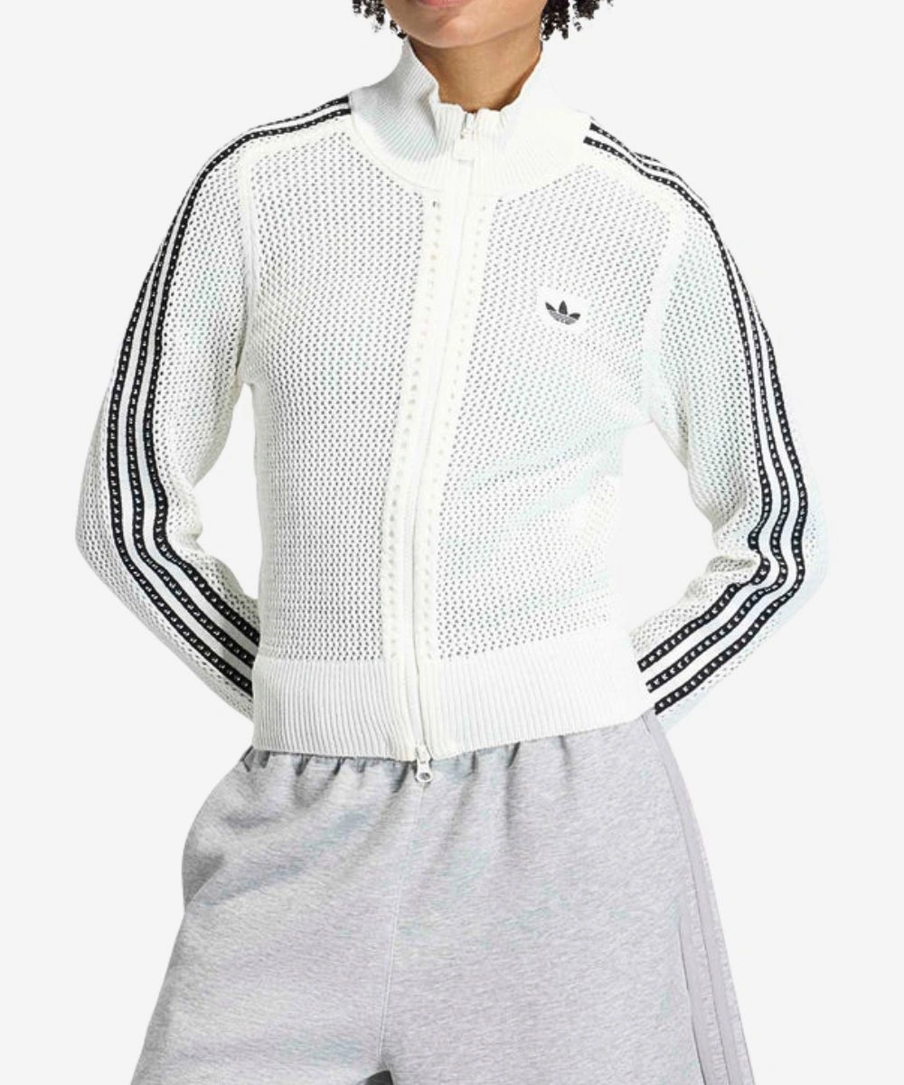 Women's Adidas Originals Firebird Crochet Slim Track Jacket