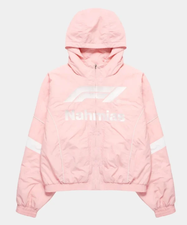 2026 Nahmias x F1 Warm Up Race Full-Zip Hooded Jacket Pink