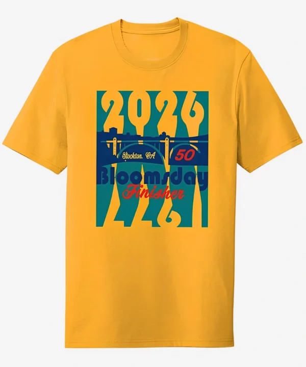 50th Anniversary Bloomsday 2026 Finisher T-Shirt Yellow