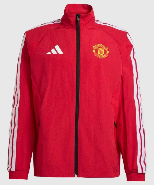 Adidas Manchester United Home Anthem Jacket Red