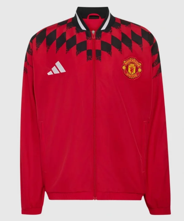 Adidas Manchester United Stadium Jacket Red