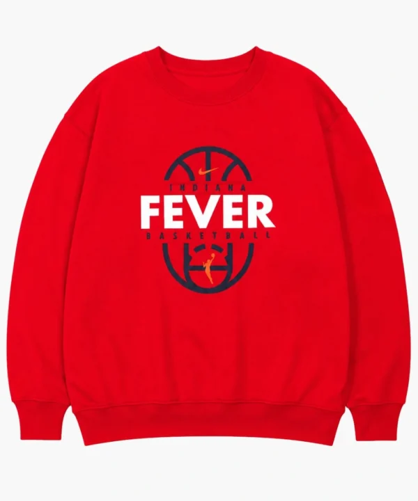 American Basketball Guard Sophie Cunningham Indiana Fever Sweatshirt Red