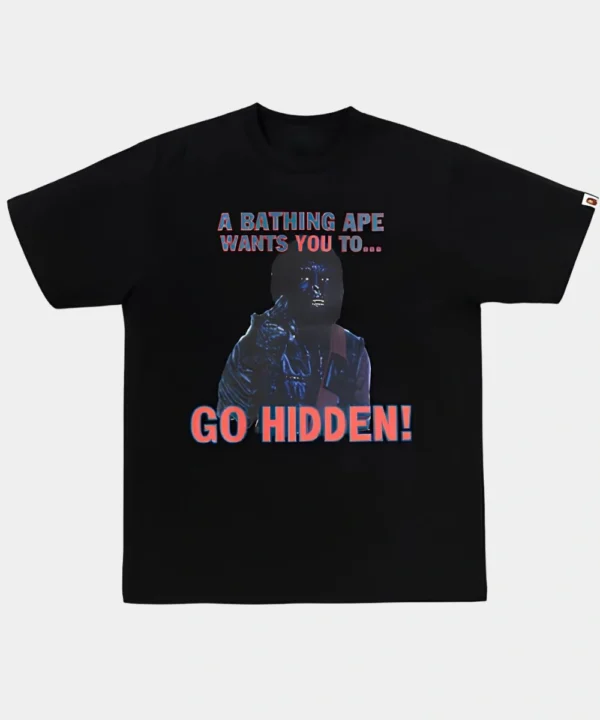 BAPE x Hidden 2026 Go Hidden T-Shirt Black
