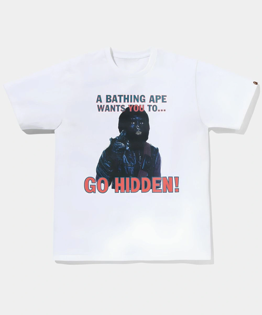 BAPE x Hidden 2026 Go Hidden T-Shirt White