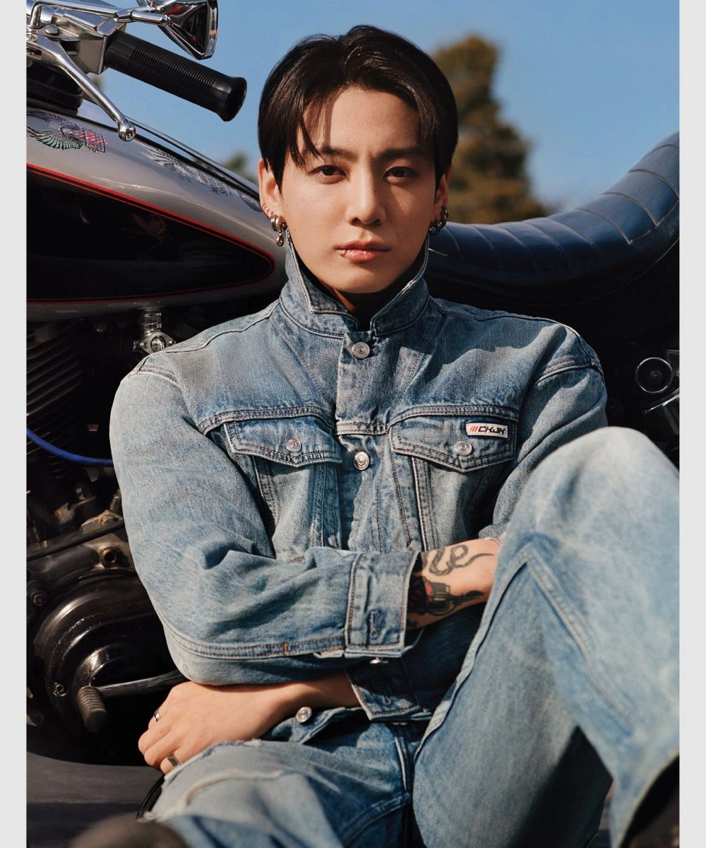 Calvin Klein Jungkook Denim Jacket Blue