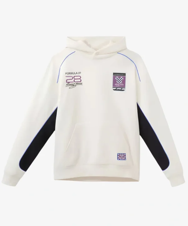 Disney Formula 1 Velocity Mickey Mouse Hoodie Off White