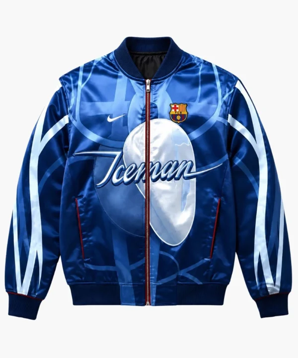 Drake Iceman FC Barcelona Bomber Jacket