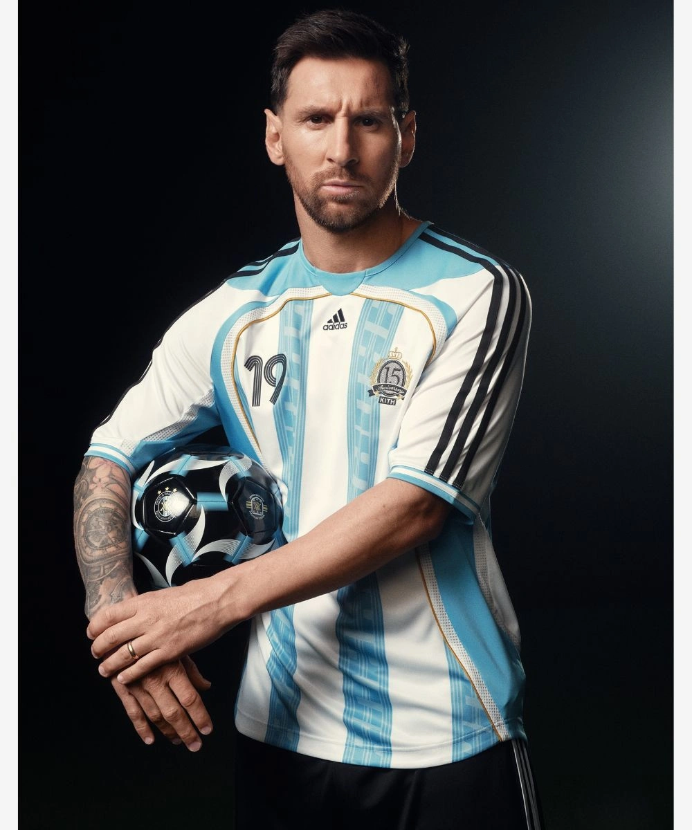 Kith & Messi Jersey Blue & White