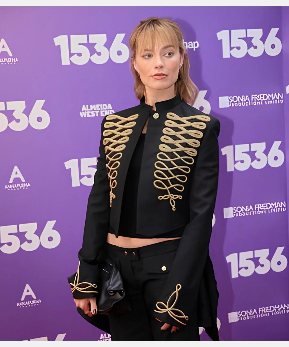 Margot Robbie McQueen Napoleon Military Jacket