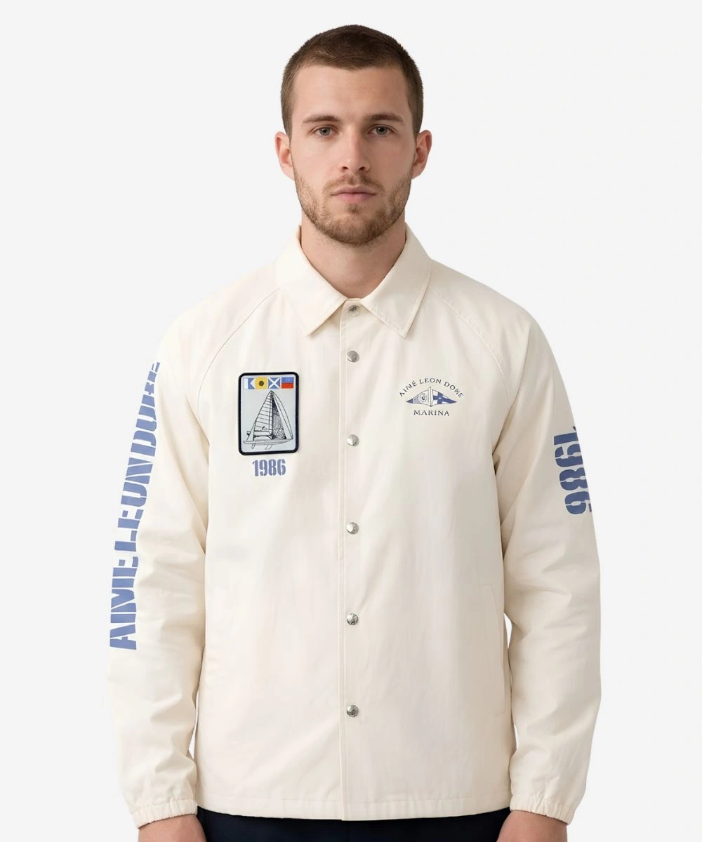 Men's 2026 Aimé Leon Dore Marina Spring Summer Jacket Cream