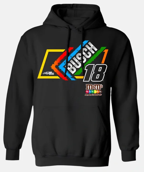 Men's Kyle Busch M&M's Hoodie Black