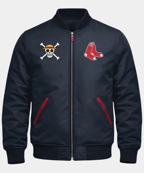 One Piece Red Sox Jacket Navy Blue