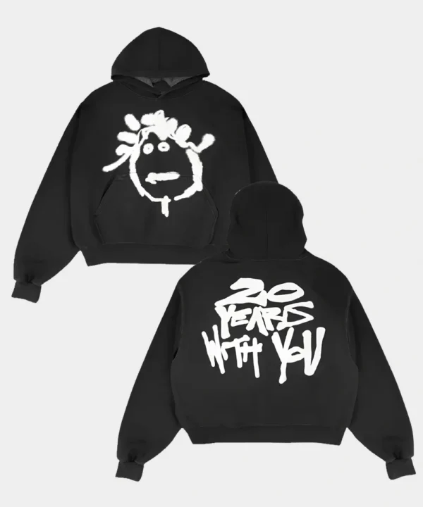 Singer Rihanna R20 Rhenna Merch BadGalRiri Black Fleece Pullover Hoodie