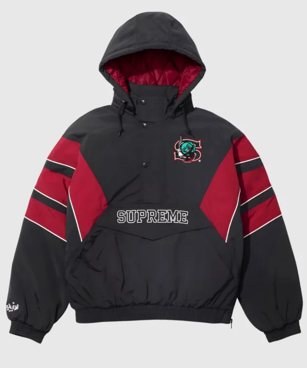 Supreme Salem Half Zip Stadium Jacket