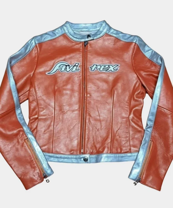Timothée Chalamet Knicks 2026 Playoffs Avirex Leather Jacket