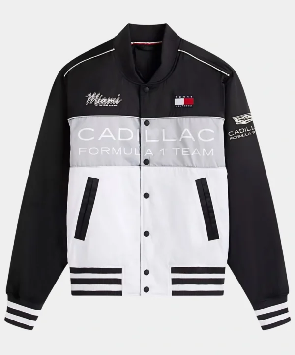 Tommy Hilfiger x Cadillac F1 Team Miami Varsity Jacket