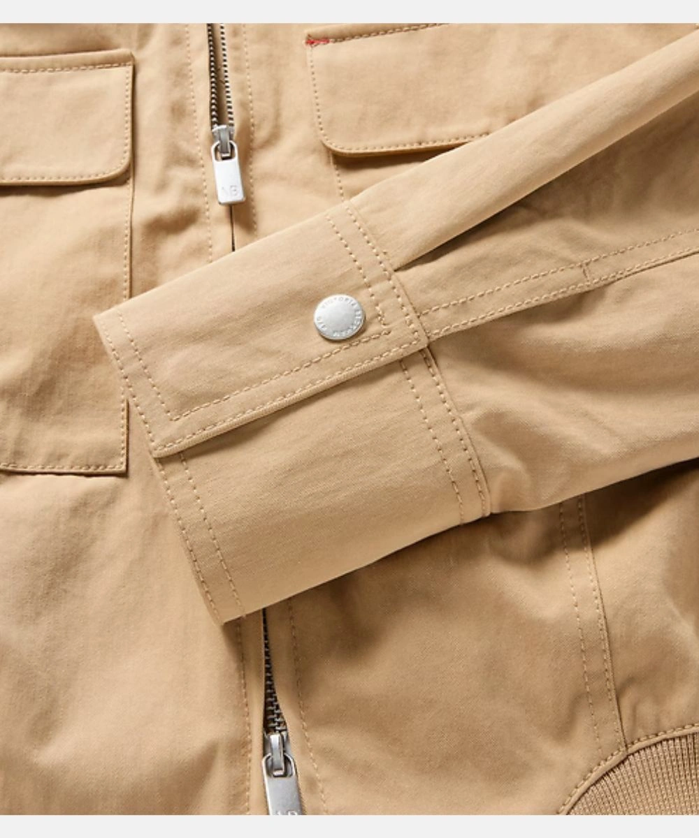 Women's 2026 Gap Victoria Beckham Bomber Jacket Camel Brown