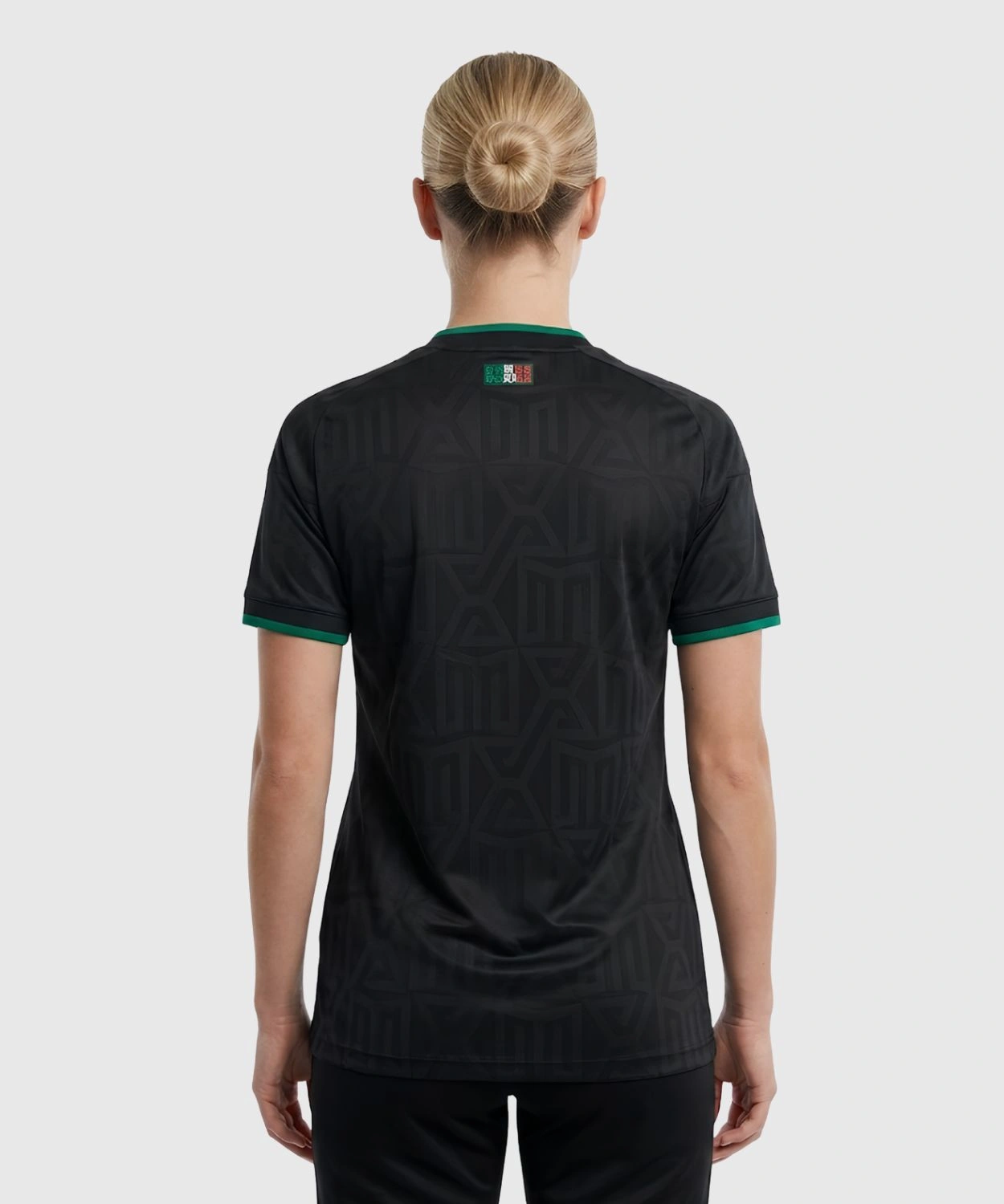 Women's Adidas Mexico 26 Third Authentic Black Jersey