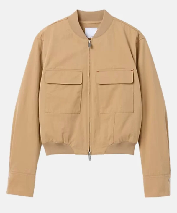 Women's Gap Victoria Beckham Bomber Jacket Camel Brown