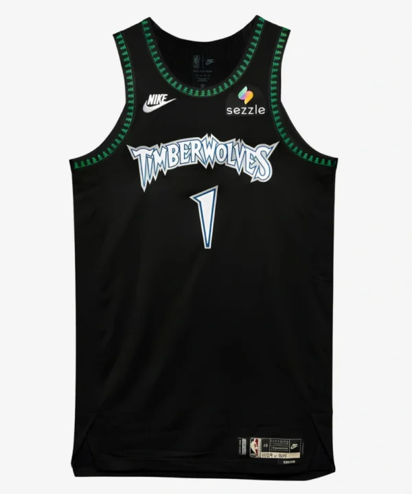 2026 Minnesota Timberwolves Nike Lamelo Ball Jersey Black