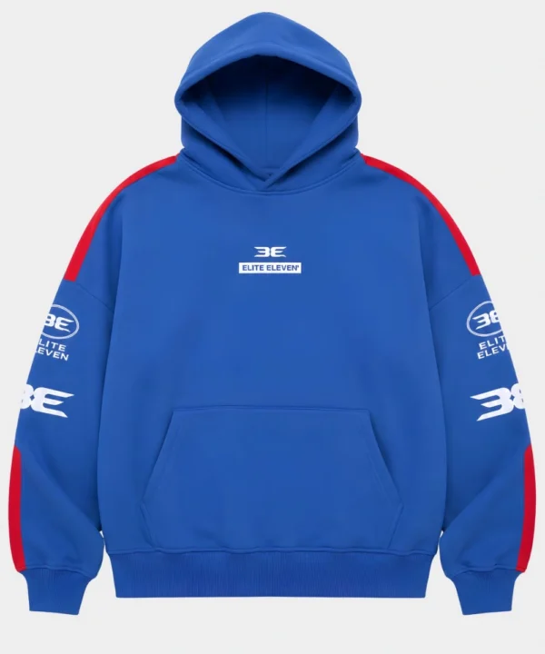 2026 Western Bulldog AFL x Elite Eleven Retro Blue Hoodie For Men & Women