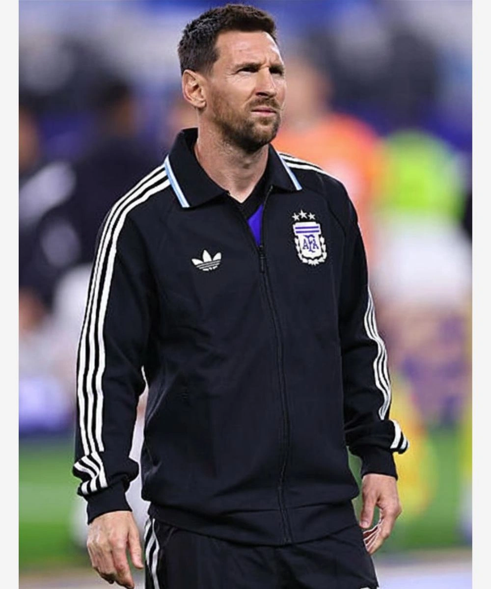 Adidas Argentina FIFA World Cup 2026 Black Away Anthem Jacket