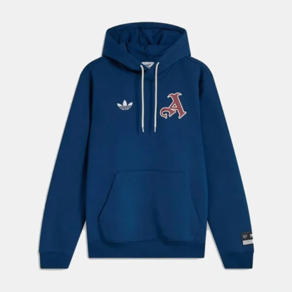 Arsenal Adidas 24/25 Blue Pullover Hoodie For Men