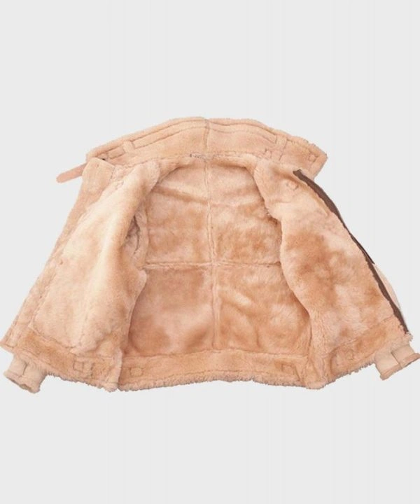 B3 Flying Brown Shearling Jacket
