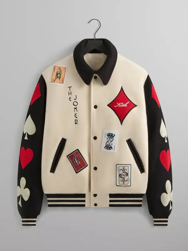 Batman 85th Anniversary Special Kith Batman Joker Wool Coaches Varsity Jacket