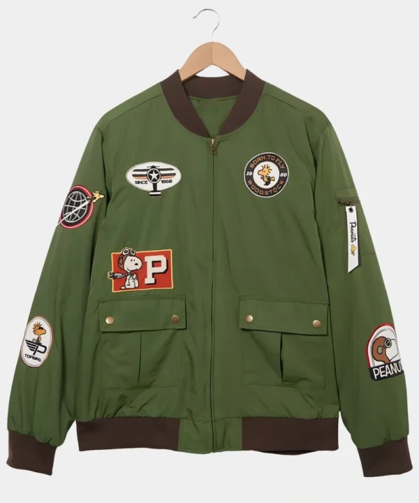 BoxLunch Peanuts Snoopy Flying Ace Bomber Jacket