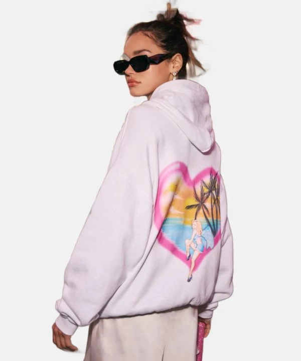 Boyes Lie Boardwalk Harley Airbrush Hoodie White