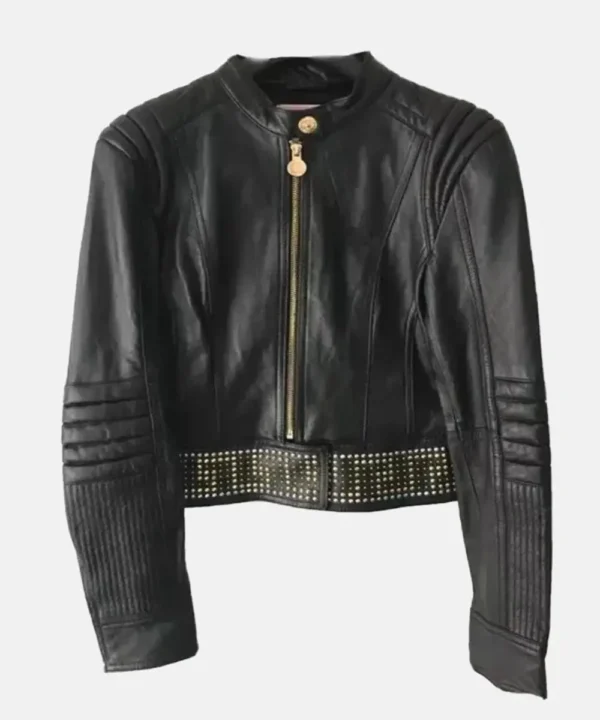 Buying London 2024 Juliana Ardenius Black Leather Jacket For Women