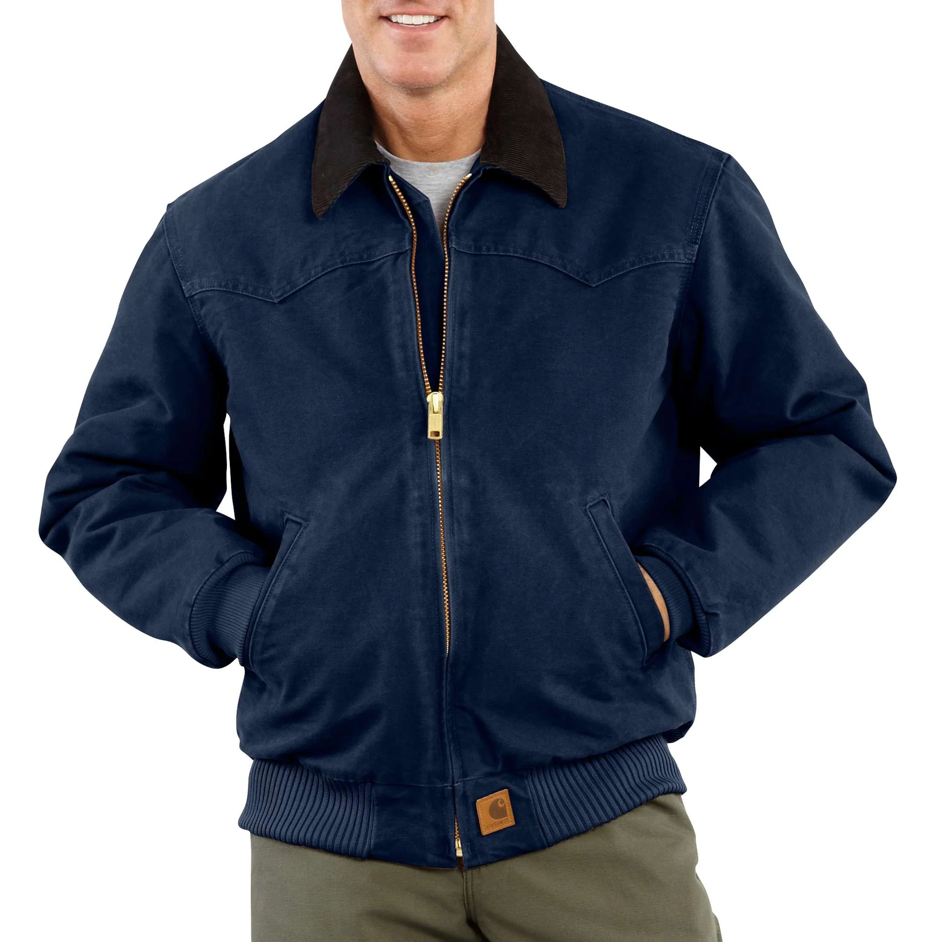 Carhartt Sandstone Duck Santa Fe Jacket Blue