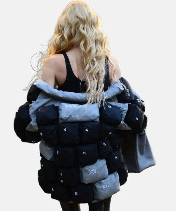 Christine Quinn Keyboard Quilted Puffer Jacket