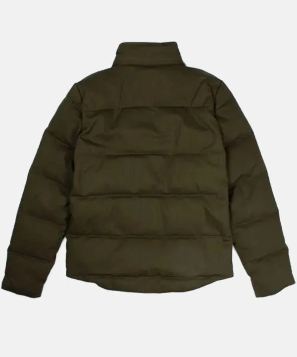 Chrome Hearts Olive Green Puffer Jacket
