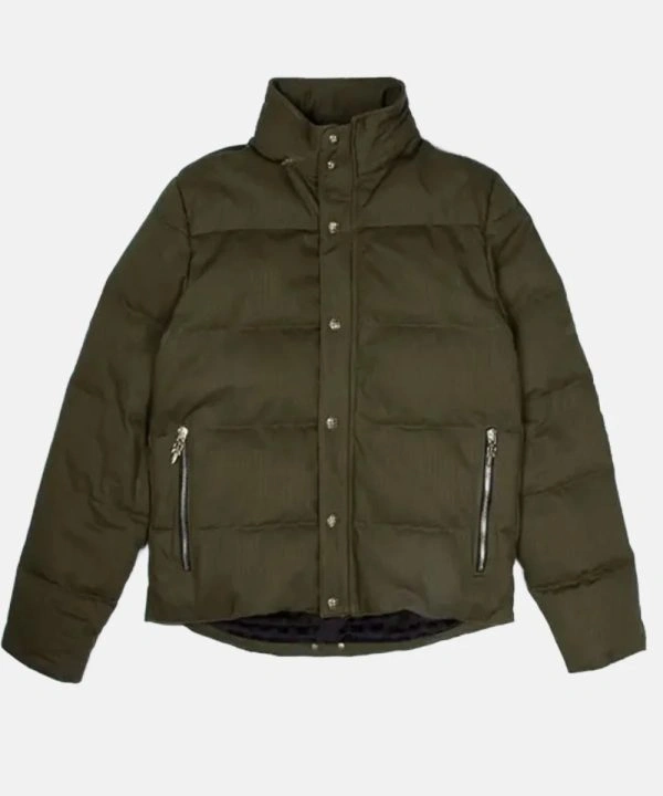 Chrome Hearts Puffer Jacket Olive Green