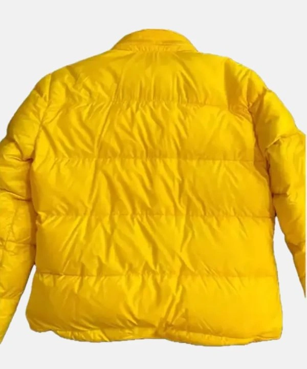 Chrome Hearts Yellow Puffer Jacket