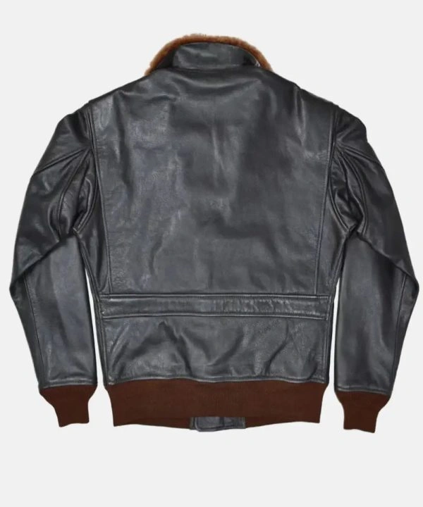 David Beckham A3 Brown Aviator Leather Bomber Jacket For Men And Women
