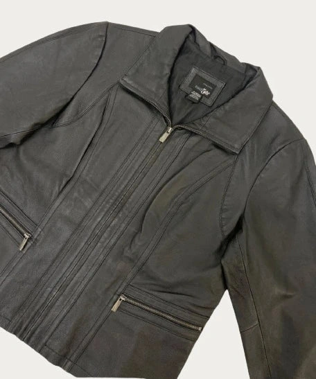 East 5th Leather Biker Jacket