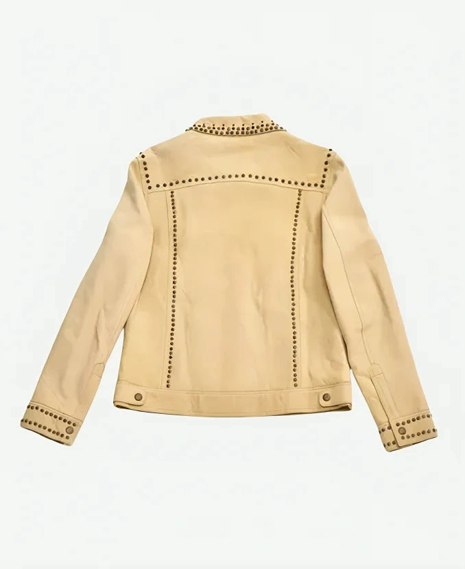 Emily In Paris S04 TV Series Benoît Yellow Leather Jacket