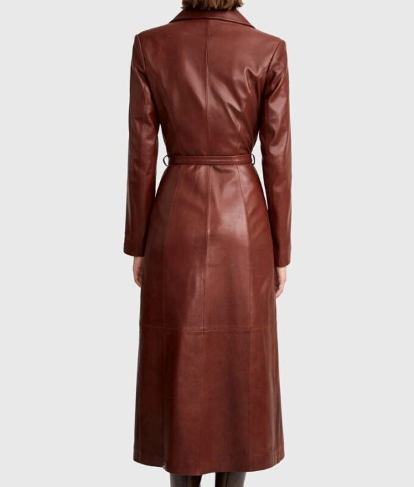 Emily Ratajkowski Brown Premium Coat