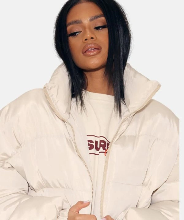 Extreme Oversized Puffer Jacket Cream